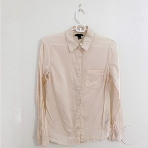 Forever 21 light pink button down top